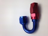 Fragola -6AN x 180 Degree Pro-Flow Hose End - Blue/Red thumbnail 3