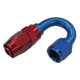 Fragola -8AN x 180 Degree Pro-Flow Hose End - Blue/Red thumbnail 1