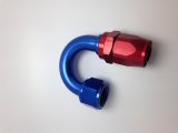 Fragola -12AN Fem x -16AN 180 Degree Expanding Hose End - Blue/Red thumbnail 1
