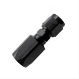 Fragola -6AN Straight Aluminum P/S Hose End - Black Only thumbnail 3