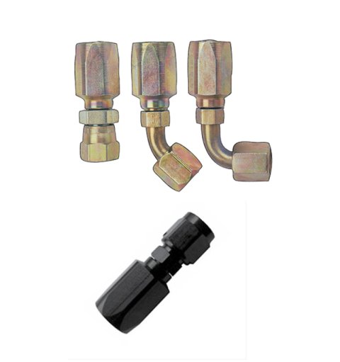 Fragola -6AN x 45 Degree Hose End - Power Steering thumbnail 3