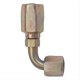 Fragola -6AN x 90 Degree Hose End Aluminum - Black Only thumbnail 2