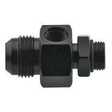 Fragola -12AN Bypass Return Inlet Fitting - Black thumbnail 2
