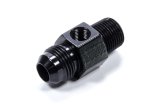 Fragola Inline Gauge Adapter -8AN x 3/8 NPT - Black thumbnail 3