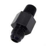 Fragola Inline Gauge Adapter -6AN x 1/4 NPT - Black thumbnail 1