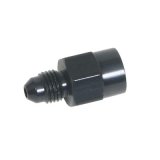 Fragola -3ANx 1/8 FPT Gauge Adapter-Straight - Black thumbnail 1