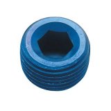 Fragola 3/8 NPT Internal Pipe Plug - Blue thumbnail 2