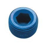 Fragola 3/8 NPT Internal Pipe Plug - Blue thumbnail 3