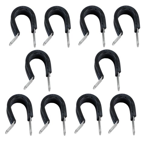 Fragola 5/8in (625in) Padded Line Clamps Bag of 10 Pcs.
