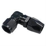 Fragola -10AN x 90 Degree Low Profile Forged Hose End - Black thumbnail 1