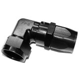 Fragola -10AN x 90 Degree Low Profile Forged Hose End - Black thumbnail 2
