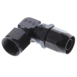 Fragola -12AN x 90 Degree Low Profile Forged Hose End - Black thumbnail 2