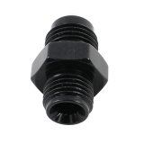 Fragola -6AN x 1/2-20 Male Adapter-5/16 Tube I.F. - Black thumbnail 3
