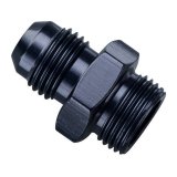 Fragola -6AN x 11/16-18 Male Adapter-P/S - Black thumbnail 5