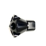 Fragola Nitrous Showerhead 3/8 FPT x 1/4 FPT Outlets (4) Black thumbnail 2