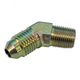 Fragola -8AN x 3/8 NPT 45 Degree Adapter - Steel thumbnail 2