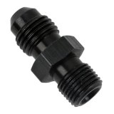 Fragola -4AN x 1/8 NPT Straight Adapter - Black thumbnail 2