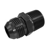 Fragola -12AN x 3/4 NPT Straight Adapter - Black thumbnail 1