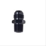 Fragola -20AN x 1in NPT Straight Adapter - Black thumbnail 2