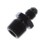 Fragola -4AN x 3/8 NPT Straight Adapter - Black thumbnail 2