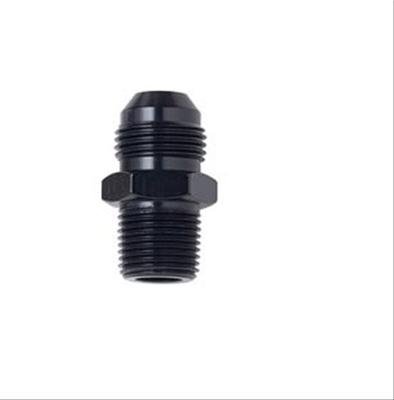 Fragola -6AN x 3/8 NPT Straight Adapter - Black thumbnail 2
