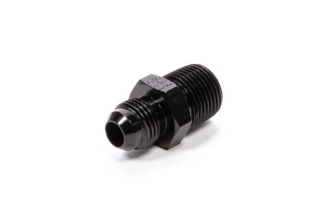 Fragola -6AN x 3/8 NPT Straight Adapter - Black thumbnail 4
