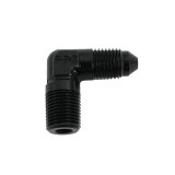 Fragola -3AN x 1/8 NPT 90 Degree Adapter - Black thumbnail 2