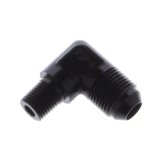 Fragola -8AN x 1/4 NPT 90 Degree Adapter - Black thumbnail 2
