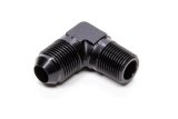 Fragola -8AN x 3/8 NPT 90 Degree Adapter - Black thumbnail 4