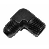 Fragola -10AN x 3/4 NPT 90 Degree Adapter - Black thumbnail 1