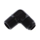 Fragola -12AN x 3/4 NPT 90 Degree Adapter - Black thumbnail 2