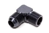 Fragola -16AN x 1 NPT 90 Degree Adapter - Black thumbnail 4