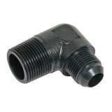 Fragola -12AN x 1 NPT 90 Degree Adapter - Black thumbnail 4