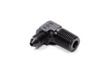 Fragola -3AN x 1/4 NPT 90 Degree Adapter - Black thumbnail 4
