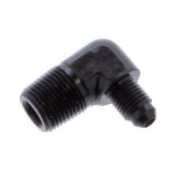 Fragola -4AN x 3/8 NPT 90 Degree Adapter - Black thumbnail 2