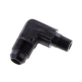 Fragola -6AN x 1/8 NPT 90 Degree Adapter - Black thumbnail 2