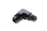 Fragola -6AN x 1/8 NPT 90 Degree Adapter - Black thumbnail 4