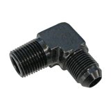 Fragola -8AN x 1/2 NPT 90 Degree Adapter - Black thumbnail 1