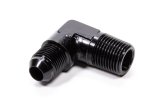Fragola -8AN x 1/2 NPT 90 Degree Adapter - Black thumbnail 4
