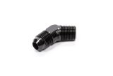 Fragola -8AN x 1/4 NPT 45 Degree Adapter - Black thumbnail 4