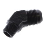 Fragola -10AN x 3/8 NPT 45 Degree Adapter - Black thumbnail 2