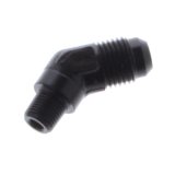 Fragola -6AN x 1/8 NPT 45 Degree Adapter - Black thumbnail 2