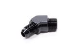 Fragola -6AN x 3/8 NPT 45 Degree Adapter - Black thumbnail 4