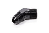 Fragola -8AN x 1/2 NPT 45 Degree Adapter - Black thumbnail 4