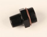 Fragola -10AN O-Ring x 3/8 NPT Adapter - Black thumbnail 2
