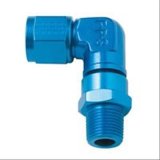 Fragola -3AN Female Swivel To 1/8 NPT - 90 Degree - Black thumbnail 2