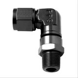 Fragola -4AN Female Swivel To 1/4 NPT - 90 Degree - Black thumbnail 2