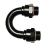 Fragola -12AN (1 1/16-12) 180 Degree ORB Adapter Black thumbnail 2