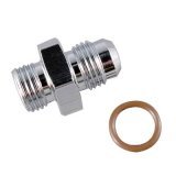 Fragola -10AN x 7/8-14 (10) Radius Fitting O-Ring - Chrome thumbnail 2