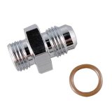 Fragola -12AN x 7/8-14 (10) Radius Fitting O-Ring - Chrome thumbnail 3